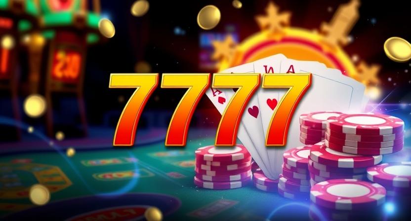 Immersive lounge-style interface of 7C777 casino